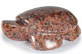 Carved Red Granite Turtle - Arizona #309066-1